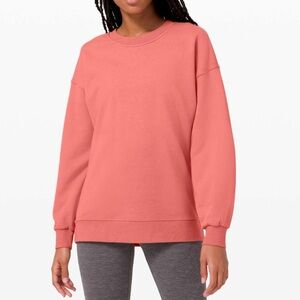 Lululemon Perfectly Oversized Crew Brier Rose